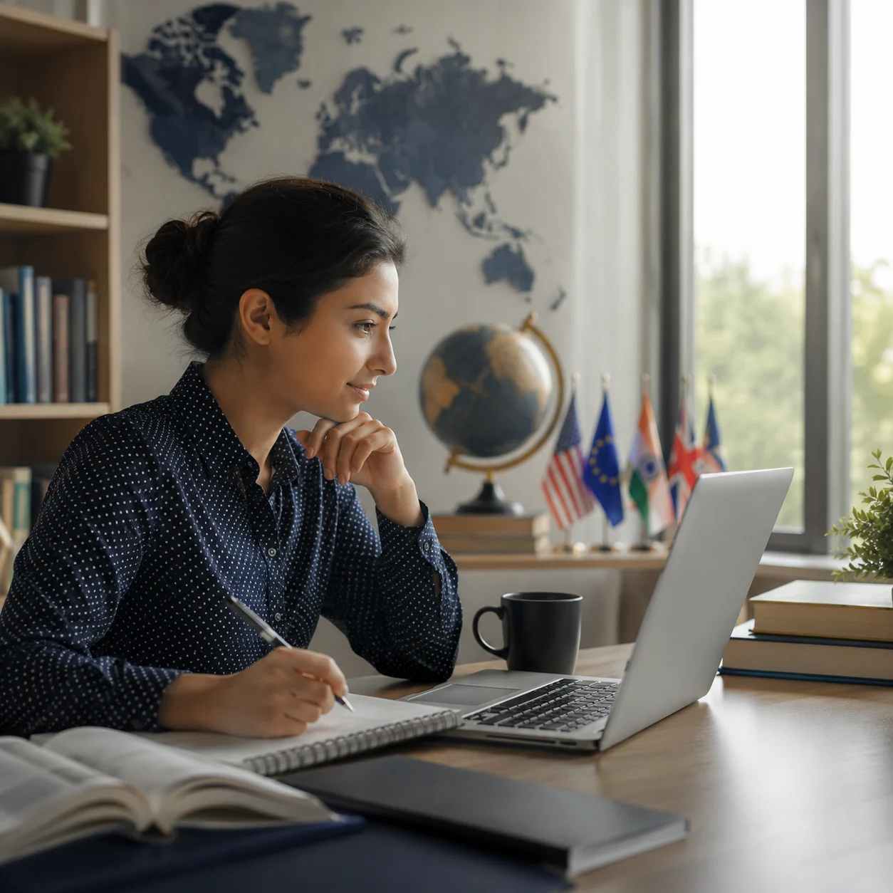 Sample image of professional studying online